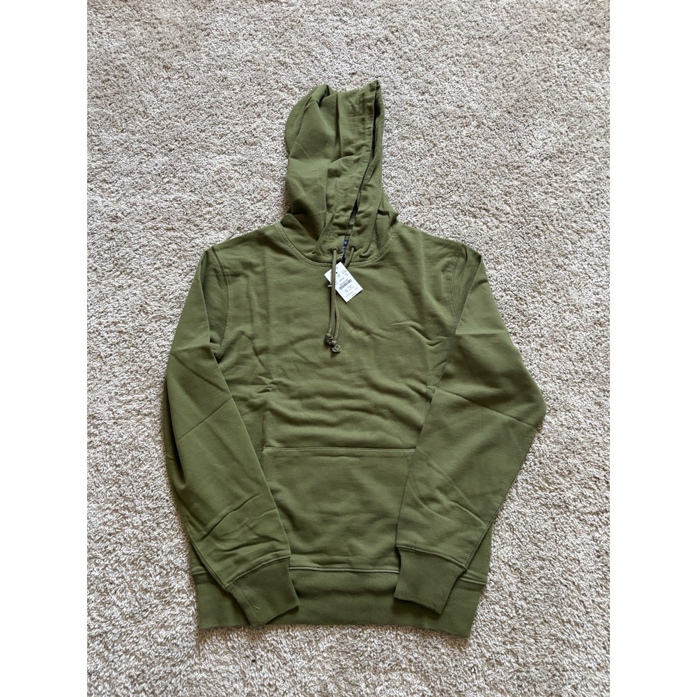 Brand‎ New J Crew Athletic Fleece Green Sweatshirt Pullover